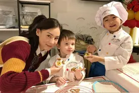 张柏芝曝三胎儿子近况！长相似混血与哥哥关系好，生父是外国人？图片