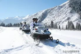 零下20℃， 骑着“雪狼”去巡逻图片