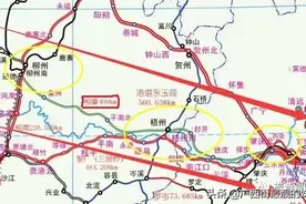 广西和广东合力规划一条铁路，全长414公里，沿线即将有新机遇图片