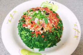 油菜苗这样做太美味不炒也不蒸，做出来比肉还香去饭店都吃不到