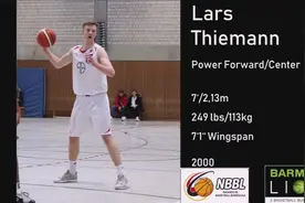 德国中锋Lars Thiemann(2000-213cm-C)承诺加入加州伯克利大学视频封面