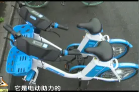 未经许可 郫都区街头现共享电动单车