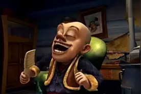 光头强终于长出了头发，这个发型真犀利……