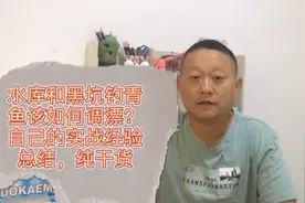 水库和黑坑钓青鱼该如何调漂，自己的实战经验和大家分享！纯干货视频封面