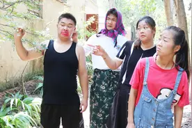 二娃吃多糖牙疼，没想到小伙伴说吃麻椒治牙疼，二娃吃后嘴变肿了视频封面