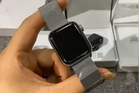 苹果手表s4-40mm不锈钢蜂窝版国行准新视频封面