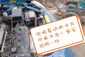 用喷雾器改个洗车机，洗发动机看看有什么影响视频封面