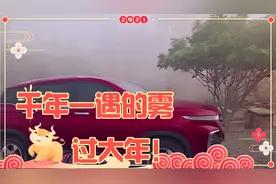 千年一遇的初一早上大雾 ， 鞭炮锣鼓声驱赶年兽视频封面