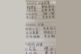 ABAB式词语视频封面