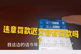违章停车两个月没处理，会有滞纳金吗？看小伙实操亲自体验