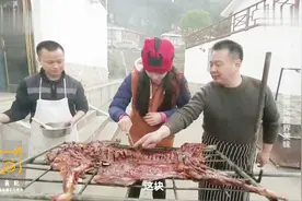 南江黄羊：国宴专用羊肉品种，被誉亚洲第一羊，烤全羊味道很巴适视频封面