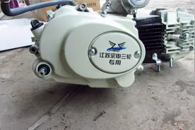 今天给客户换的新发动机，宗申110自动变速，原装正品，太棒了