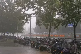 新晋火炉郑州38度高温瞬间被暴雨浇灭，网友却说下的是开水，好烫视频封面