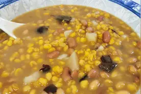 东北大馇粥，怎么煮粘稠好喝，教你一招，软糯还滋补，赛过各种粥