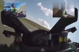 地表最强量产摩托川崎H2R曼岛全程第一人称视频