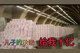 十亿人民币有多少？儿子的承诺不重要，这个视频很有价值视频封面