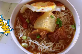 好吃又不腻的牛腩炖萝卜，用电饭煲也能做，方法简单一遍学会