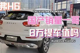 国产车销量一哥哈弗H6，新款自动冠军版8万提车，油耗高，值吗？视频封面
