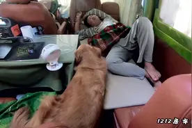 小情侣房车自驾新疆，第一次在半夜被热醒，只能分床睡，太热了！视频封面