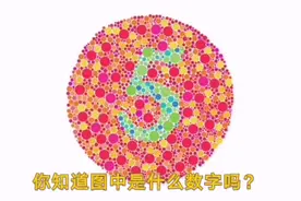 色盲测试图：第三张图中到底是什么呢？你能告诉我吗？