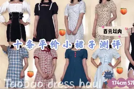 淘宝探店 | 平价小裙子测评 均价65元 性价比之王花落谁家视频封面