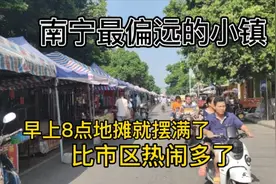距离南宁市区120公里 位于广西中部山区 早上这么多人摆摊视频封面