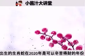 2020年生肖蛇运势解析视频封面