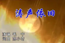 1993年毛宁最经典的《涛声依旧》视频封面