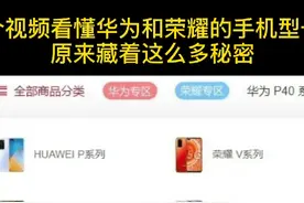 一个视频看懂华为和荣耀手机的型号，原来藏着这么多秘密？