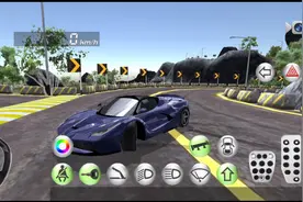 3D驾驶课:法拉利跑车见过吗？这刮蹭一下可不得了啊！