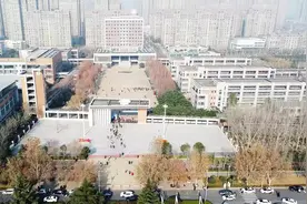 航拍郑州市第一中学，高中排名河南第2全国第18，校园建的真漂亮视频封面