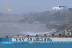 台风“利奇马”于10日在浙江温岭登陆，中心风力达到16级左右