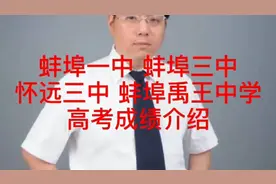 蚌埠一中 蚌埠三中 怀远三中 蚌埠禹王中学高考成绩介绍