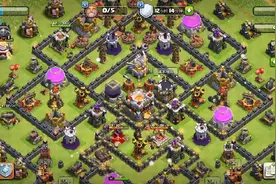 部落冲突 11本的电龙流还是那么的强势，即能打资源又能攻城拔寨