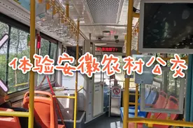 体验安徽农村的公交车，新能源汽车，一点噪音都没有，太棒了视频封面