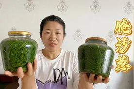 秋天雨水足，路边全是这小沙葱，稍加腌制放一年也不坏，咋吃都香