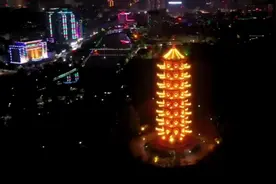 一个95万人口的小县城，夜景也靓丽视频封面