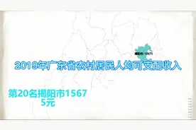 2019年广东省21市农村居民人均可支配收入视频封面