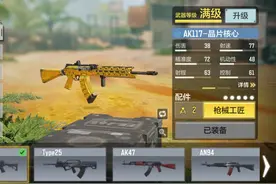 使命召唤手游CODM国服：我终于把神器AK117的黄金皮肤肝出来了。
