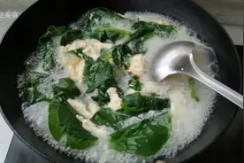 木耳菜鸡蛋汤的做法，简单又营养，去火又美容