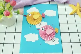 幼儿手工折纸小鸟制作教程，带宝宝做起来吧~