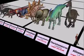 远古恐龙大小对比图！以及身高和体重！