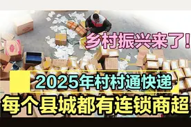 国家提出乡村振兴战略，2025年村村通快递，每个县城都有连锁商超视频封面