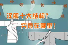 【汉服科普】襟、衽、衿、祛、袂...汉服十大结构具体在哪里？