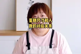 今天的小知识：如何计算不同尺寸的蛋糕对应的人数#蛋糕