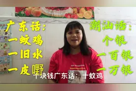 广东话和潮汕话说钱，那种说法更有趣，不看字幕你能听懂吗？视频封面
