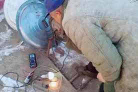 宝哥用电动车轱辘改装的发电机，和别人改的不一样。