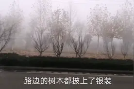 郑州新密今天早起就像进入仙境，行车缓慢，多条高速暂时封闭。视频封面