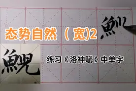 （鲵）字的意思是一种鱼好像是娃娃鱼。左右结构有竖弯钩字宽。