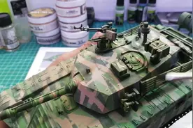 军事模型之简单上色旧化，分享小编第一次模型旧化心得